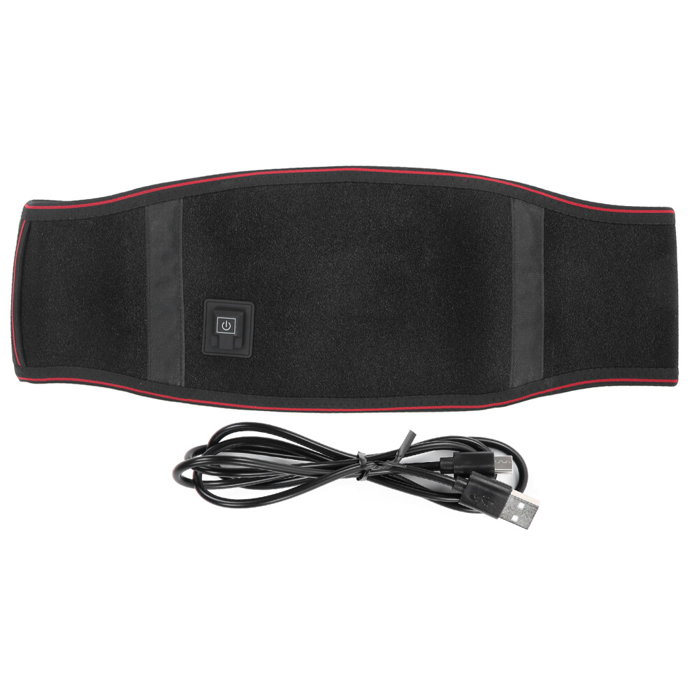 Portable Power Back Support Device, Self Heating Waist Strap With Smart Temperature Control And Therapeutic Heat Zones, Heatable Waist Pad With Space