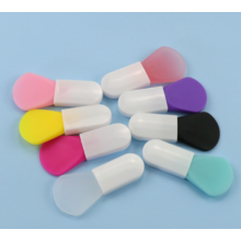 Ergonomisch geformter Silikonpinsel, Mini-Make-up-Spatel für tragbare Beauty-Sets, weich und ungiftig, komfortabler Griff, vielseitige Ergänzung