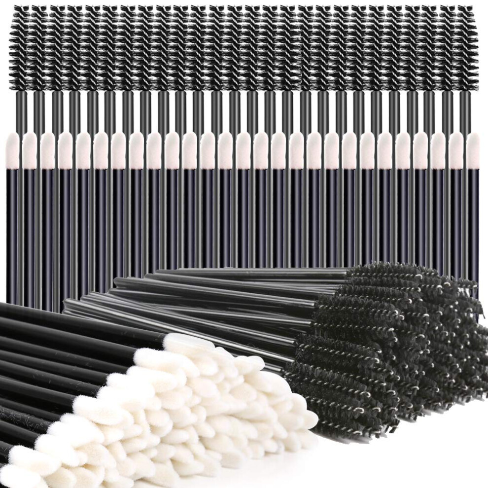Travel-Savvy Disposable Lip Brushes, Eyebrow Brush for Makeup Beauty Tool Kits, Compact (200pcs) For Halloween Parties For Nightclubs For Daily Use