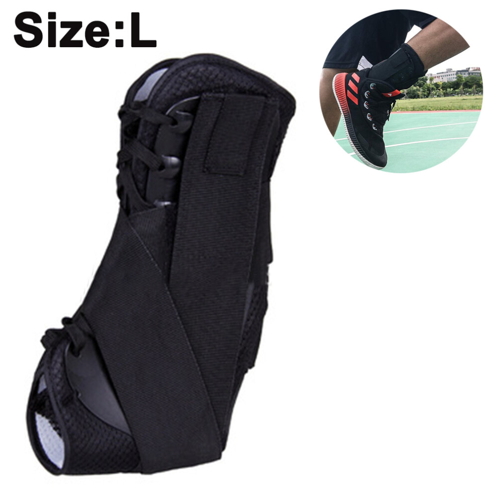 Ankle Stabilization Brace, Breathable & Reusable, Features Lace-Up Adjustable Compression For Mild Ankle Support & Injury Recovery For Nightclubs