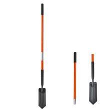 Bêche de Tranchée 142 cm-Duoku-Kapea Puutarhatyökalu, jossa 10 cm: n seosteräspet, ergonominen liukumaton kahva