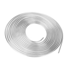 25ft Copper Nickel Brake Line Tube 3/16in OD Silver for Hydraulic & Fuel Systems