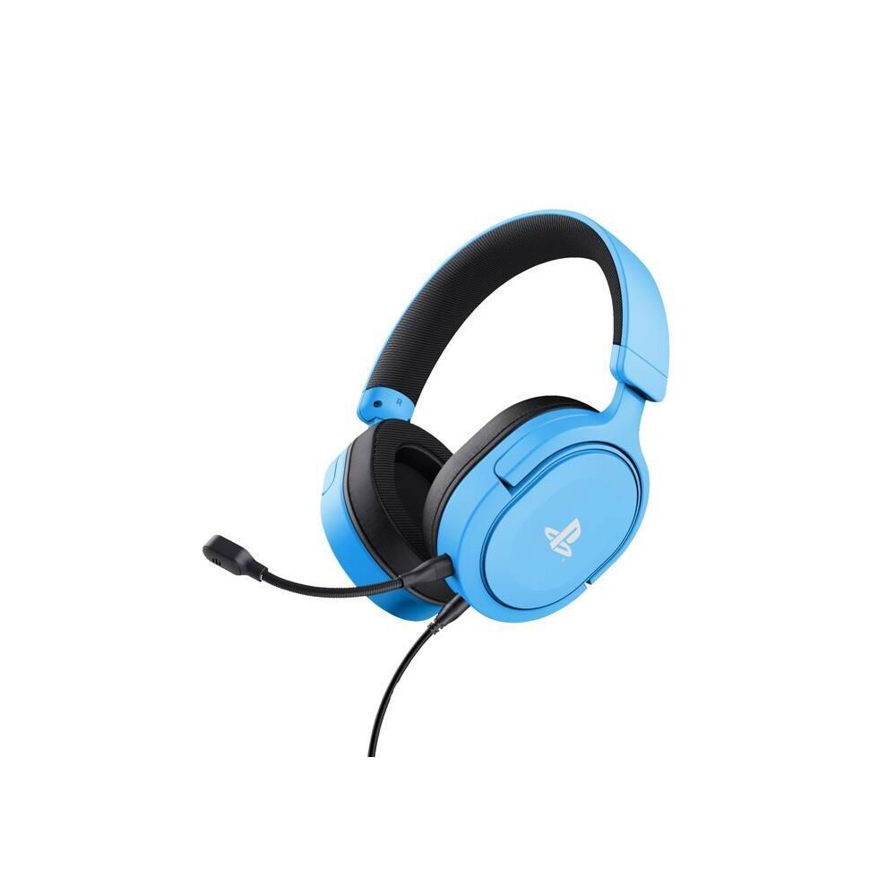 GXTrust Forta Gaming Headset Officially Licensed for PlayStation 5, Blue | Over-Ear, for PS5 / PS4, 1.2m Cable, 50mm Drivers, 3D Audio, Detachable Microphone - Image 2