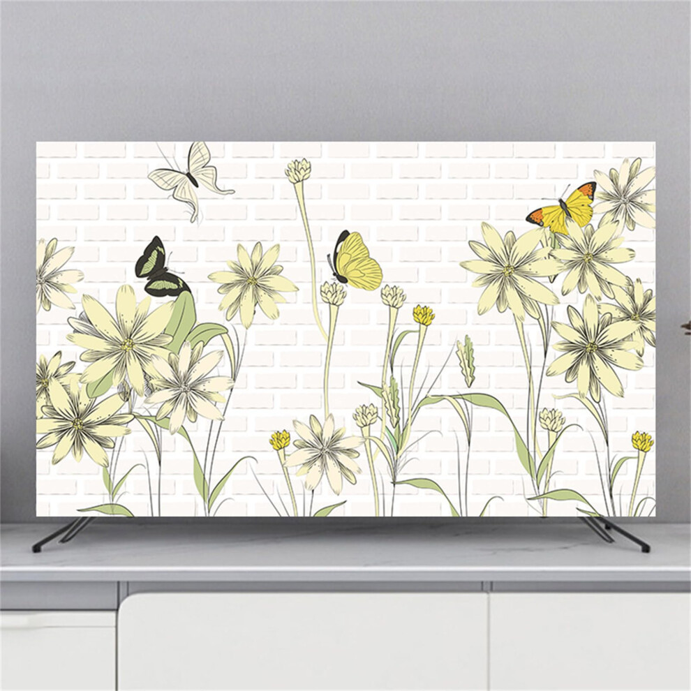 Tv Protector Cover For 3280 Inch Tv/Pc Display, Elastic Dustproof Screen Protector, For Butterfly 55Inch 9094768599563