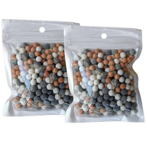 Negative Ion Shower Filter Replacement BioActive Stones for Ionic Head 2PCS