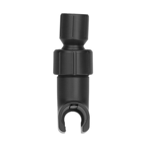 Universal Black ABS Shower Arm Holder, Adjustable Wall-Mount, G1/2 2