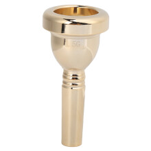 Tenor Trombone Mouthpiece 12.7mm Metal Large Shank 5G TR‑03Gold