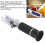Mini Honey Refractometer Handheld Digital Moisture & Sugar Concentration Tester 13