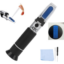 Mini Honey Refractometer Handheld Digital Moisture & Sugar Concentration Tester
