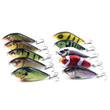 2.8in 0.5oz Lifelike Sinking Fishing Lure with Treble Hook for Bass & Saltwater