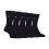 Farah (6-11, Black) Farah - 5 Pack Mens Bamboo Bright Striped Patterned Socks 1