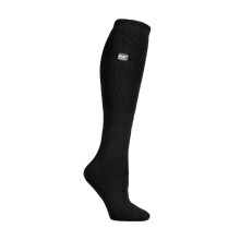 (04-Aug, Schwarz) Heat Holders - Heat Holders LITE - Damen Warme Lang Dünn Thermo Kniestrümpfe für Gummistiefel