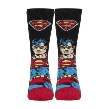 (9-12 K, Übermensch) Heat Holders - Jungen Superman Socken Lustig Superheld Thermosocken Kinder | Heat Holders Lite