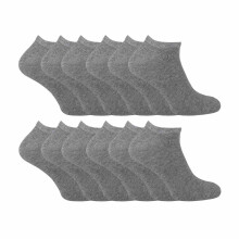 (Dec-14, Grau) Sock Snob - Sock Snob - 12er Pack Herren Sneakersocken | Sportsocken für Laufen