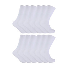 (06-Nov, Weiß) Sock Snob - Sock Snob - 3er Pack Herren Dünn Thermo Diabetikersocken Ohne Gummi Extra Weit