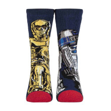 (9-12 K, R2D2 & C3PO) Heat Holders - Kinder Thermosocken Star Wars | Lustig Kuschelsocken Jungen | Heat Holders Lite