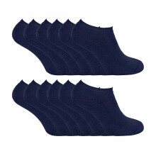 (39-45, Marine) Sock Snob - 12er Pack Herren Sneaker Socken Kurz | Sock Snob | Warme Gepolstert Thermosocken