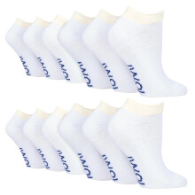 (09-Nov, Weiß) IOMI - IOMI - 12er Pack Unisex Diabetiker Socken für Geschwollene Füsse | Extra Weite