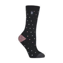 (04-Aug, Schwarze Flecken (Beere)) Heat Holders - Heat Holders - Ultra Lite Thermosocken mit Gebürstetem Innengarn für Damen