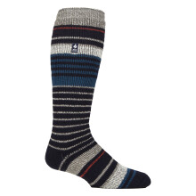 (06-Nov, Marineblau / Grau) Heat Holders - Herren-Thermo-Ski-Socken mit Muster