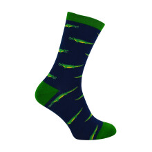 (6-11, Crocodile (Navy)) Mr Heron - 1 Pack Mens Novelty Animal Pattern Bamboo Socks