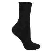 (05-Jul, Schwarz) Steven - Steven - Damen Kaschmirsocken weich warm komfortabel ideal als Geschenk