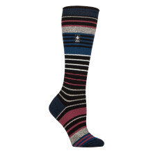 (04-Aug, Schwarz / Blaugrün) Heat Holders - Damen Ultra Lite dünne thermische Winter-Skisocken
