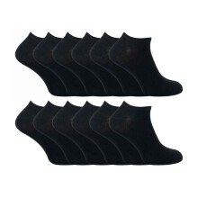 (37-39, Schwarz) Sock Snob - Sock Snob - 12er Pack Herren Sneakersocken | Sportsocken für Laufen
