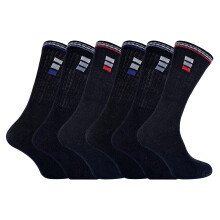 (Nov-14, Schwarz) Sock Snob - Sportsocken für Herren von Sock Snob - 6 Paar Laufsocken aus Baumwolle