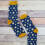 (6-11, Donuts (Navy)) Mr Heron - 1 Pack Mens Novelty Patterned Bamboo Socks 6