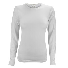 (M/L, Weiß) THMO - THMO - Langärmliges Thermo Oberteil für Damen für den Winter