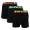 Bench (Medium, Black) Bench - 3 Pack Mens Cotton Boxers Underwear - Arnav Collection 1