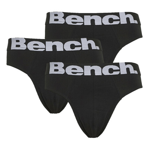 Bench (S, Schwarz) Bench - Bench - 3er Pack Herren Baumwoll Slips Unterwäsche Asner