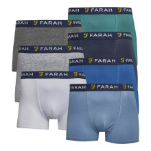 (XXL, Verschiedene) Farah - Farah - 7er Pack Herren Baumwoll Boxershorts Atmungsaktiv Chander