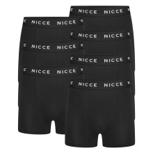 (Large, Schwarz) Nicce - Nicce - 7er Pack Herren Boxershorts | Weiche Atmungsaktive Baumwollunterwäsche