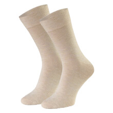 (09-Nov, Beige) Steven - Steven - 2 Paar Herren Kaschmirsocken weich warm komfortabel Geschenk