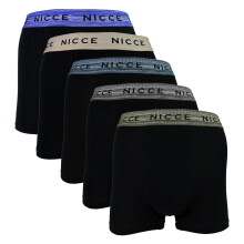 (Large, Verschiedene) Nicce - Nicce - 5er Pack Herren Boxershorts ADDRE | Atmungsaktive Baumwollunterwäsche