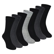 (06-Nov, 7er-Packung) Sock Snob - Sock Snob - 7er Pack Herren Klassische Dress Socken Uni