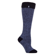 (04-Aug, Amaryllis (Marineblau/Denim)) Heat Holders - Heat Holders Lite - Damen Thermo Stiefelsocken weich warm kuschelig bequem