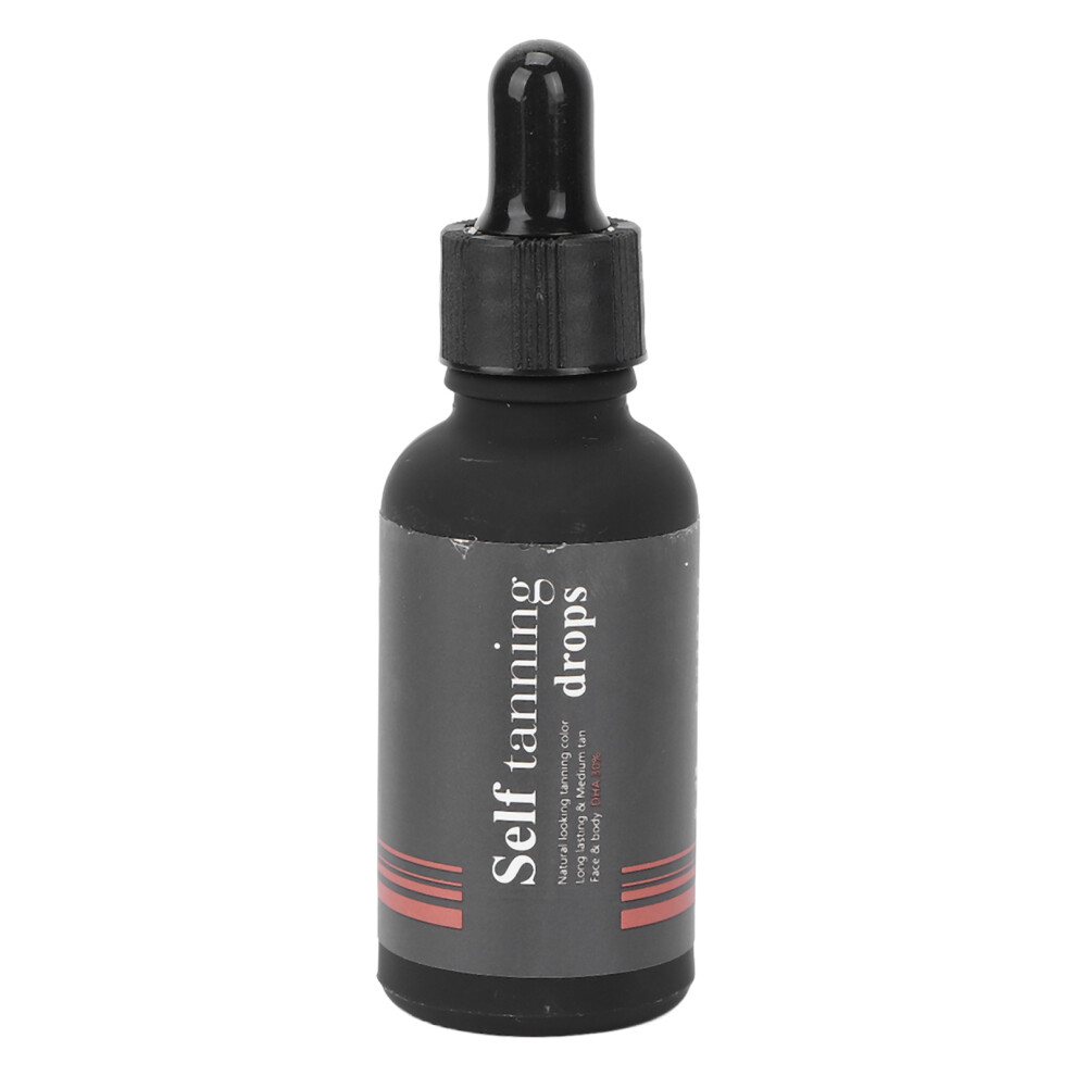 Natural Self-Tanning Drops, Men's Formula, Quick Results, Compact Size 30ml For Halloween Parties For Nightclubs For Daily Use