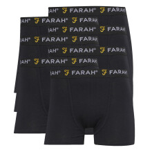 (L, Schwarz) Farah - Farah - 7er Pack Herren Baumwoll Boxershorts Atmungsaktiv Vuson