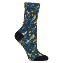 (04-Aug, Vögel / Obst) Sockshop - Socken Damen Mit Lustige Bunte Muster | Sockshop | Socken Mit Blumen Motiv