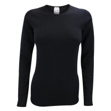 (M/L, Schwarz) THMO - THMO - Langärmliges Thermo Oberteil für Damen für den Winter