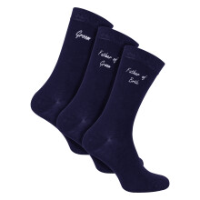 (06-Nov, Marine) Sock Snob - Sock Snob - 3 Paar Herren Hochzeitssocken für den Vater des Bräutigams der Braut
