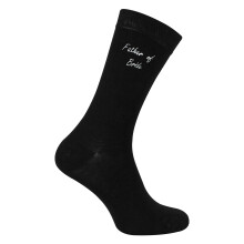 (06-Nov, Vater der Braut (Schwarz)) Sock Snob - Sock Snob - 1er Pack Hochzeitssocken für Herren für den Bräutigam Trauzeugen