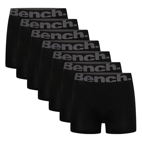 Bench (Medium, Black) Bench - 7 Pack Mens Cotton Boxers Underwear - Suttonia Collection