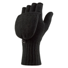 (L/XL, Schwarz) Heat Holders - Heat Holders - Unisex Thermo Fäustlinge Handschuhe warm weich Winter