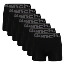 (X-Large, Black) Bench - 7 Pack Mens Cotton Boxers Underwear - Suttonia Collection