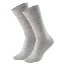 (09-Nov, Grau) Steven - Steven - 2 Paar Herren Kaschmirsocken weich warm komfortabel Geschenk