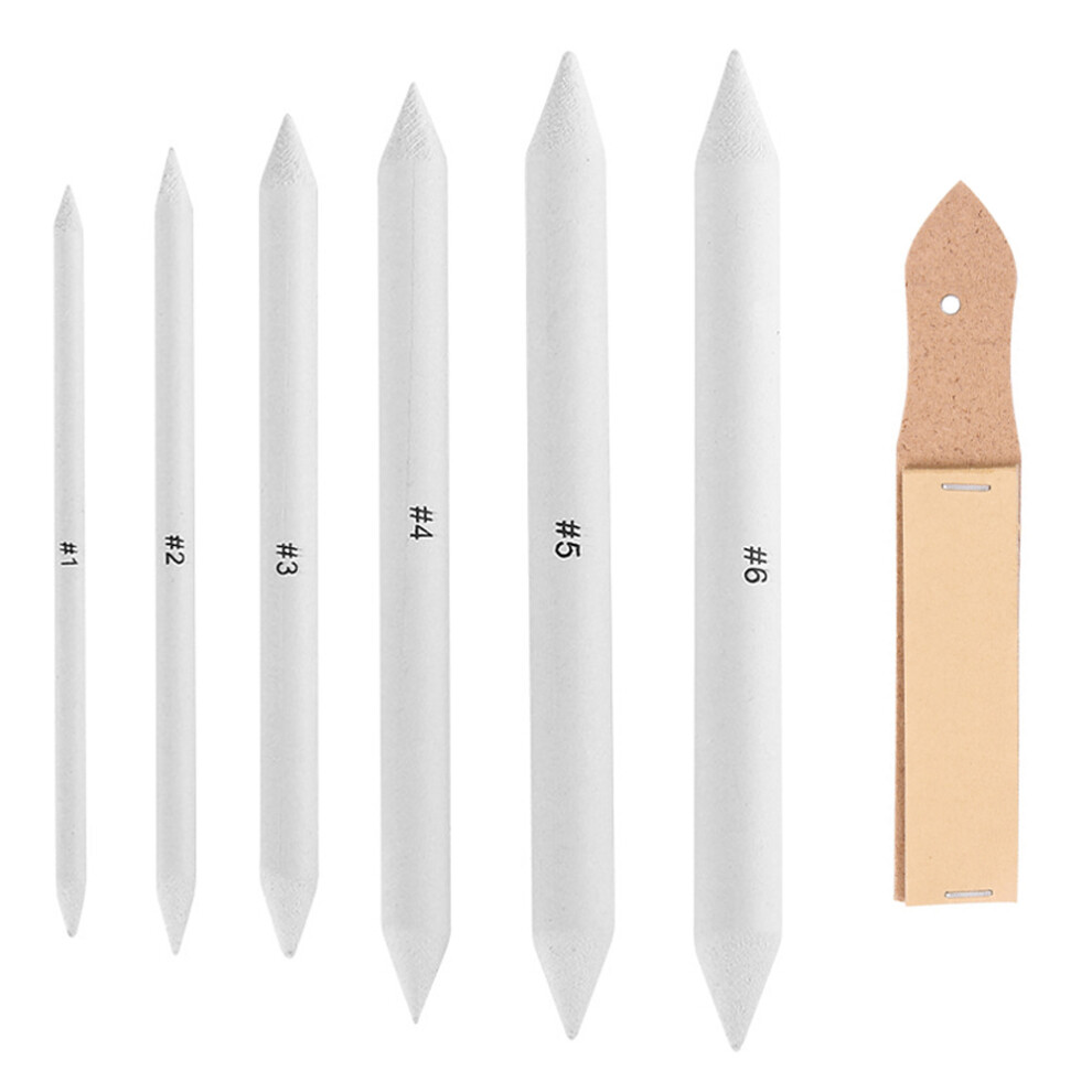 Sketch Pencil Pointer for Artists, Ergonomic Design Sandpaper Block with Fast-Acting Pencil Sharpener Functionality Durable Drawing Tool for Pastel a